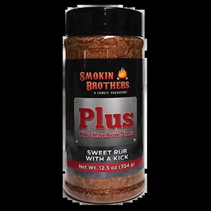 Smokin Brothers Plus the Kitchen Sink BBQ Rub - 12.5 oz