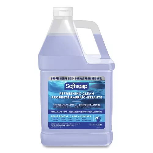 Softsoap 61036482 128 oz Liquid Hand Soap Refill - Refreshing Clean Scent