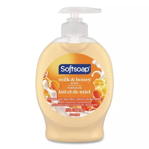 Softsoap US04965A 7.5 oz Moisturizing Hand Soap - Milk and Honey Scent
