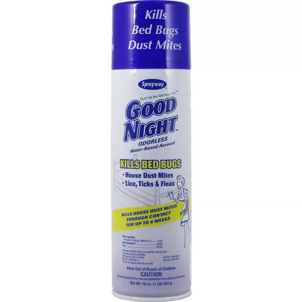Sprayway Goodnight Dust Mite & Bedbug Killer, 16 oz