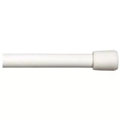 Spring Tension Rod – White – 28" to 48"