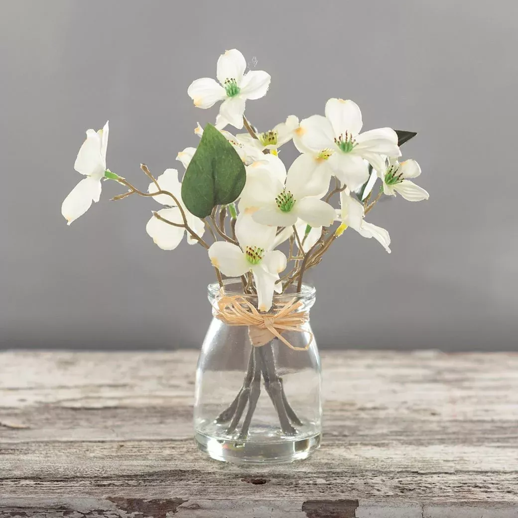 Springtime Dogwood Blossom Vase