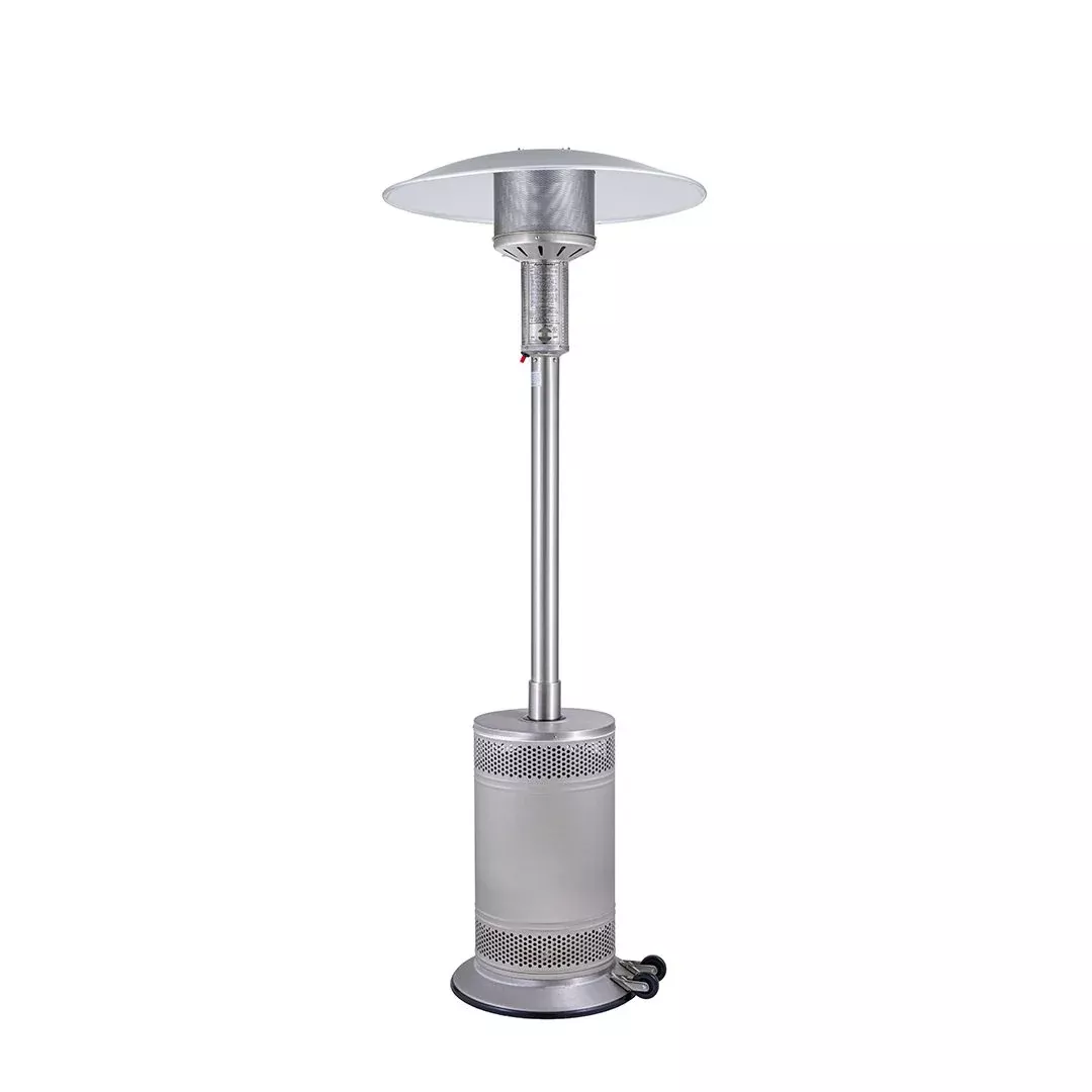 Stainless steel PROPANE patio heater with push button ignition- 2 boxes