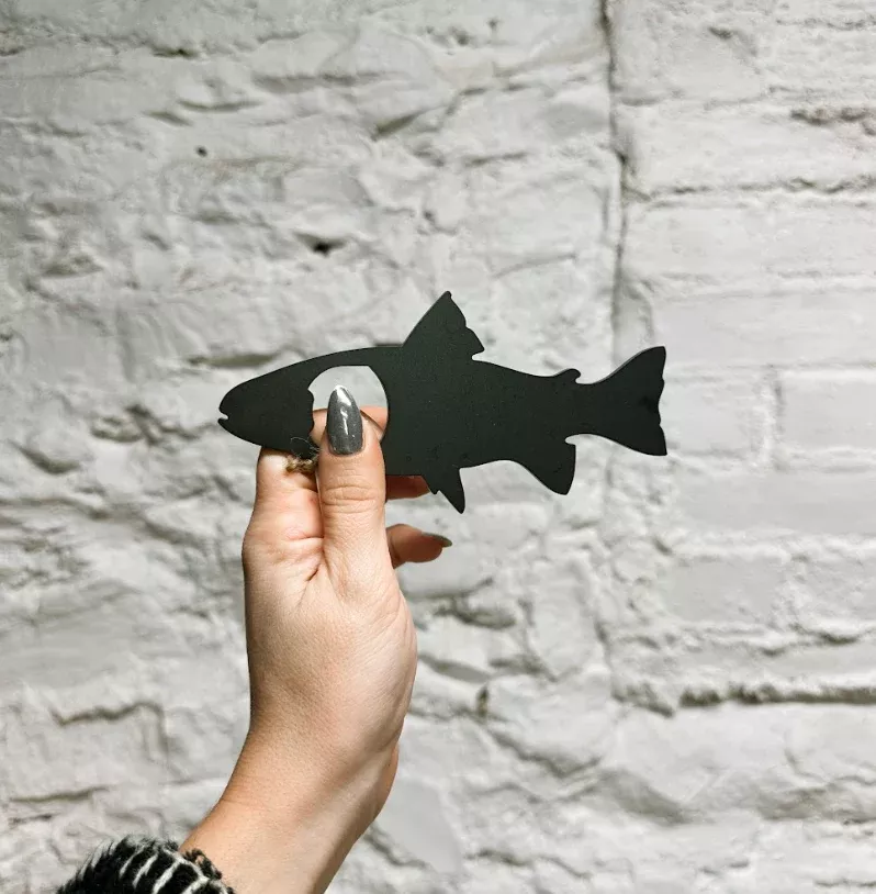 Steel Bottle Opener - Trout Fish
