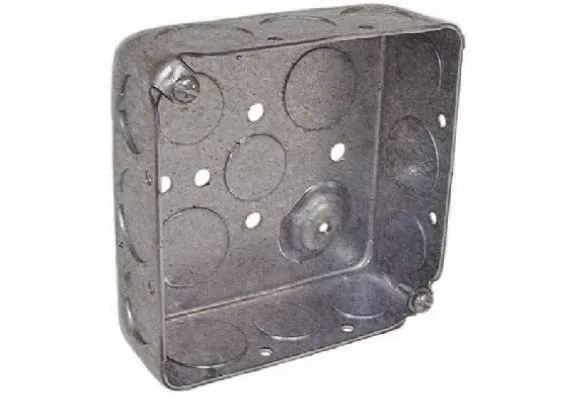 Steel Drawn Corners Square Box