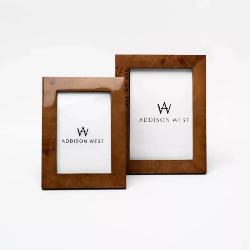 Storyteller Burl Wood Picture Frame
