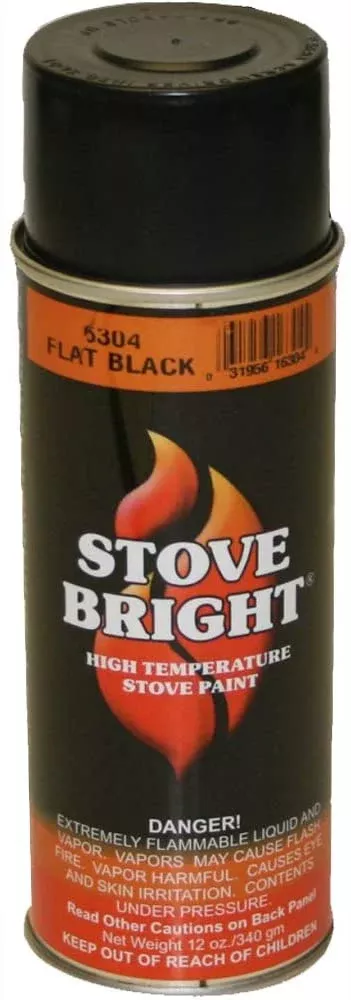 Stove Bright High Temp Spray Paint - 12oz Can - Up to 1200 Degrees
