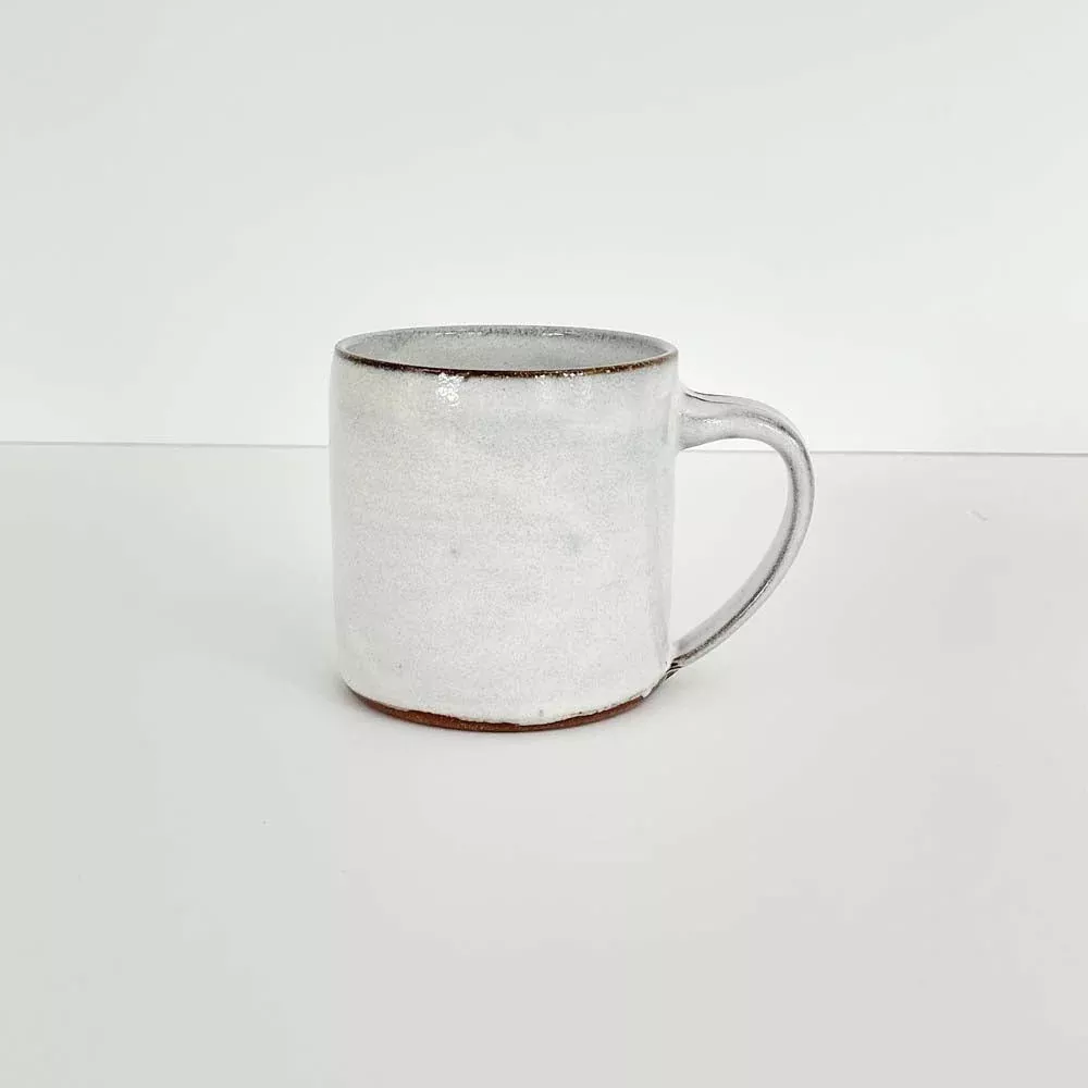 Straight Side Mug - Natural White