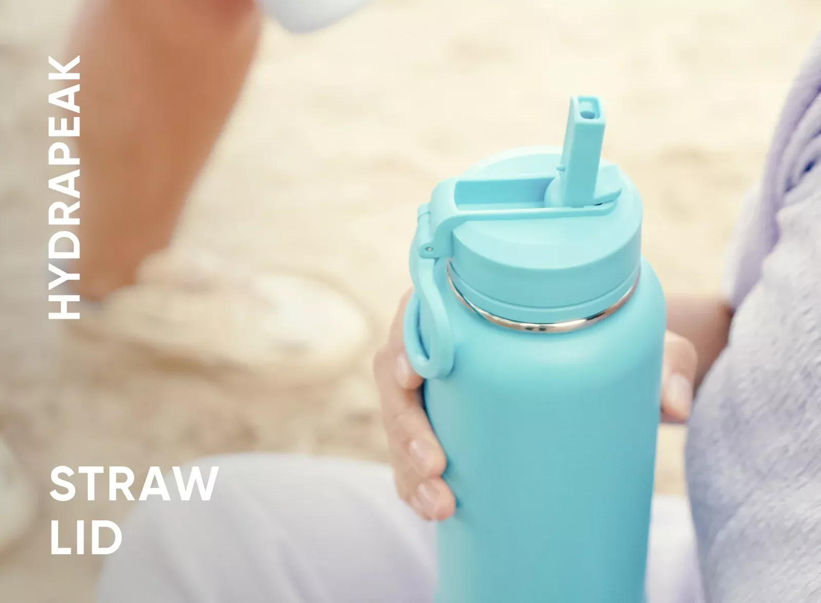 Straw Lid With Flexible Handle