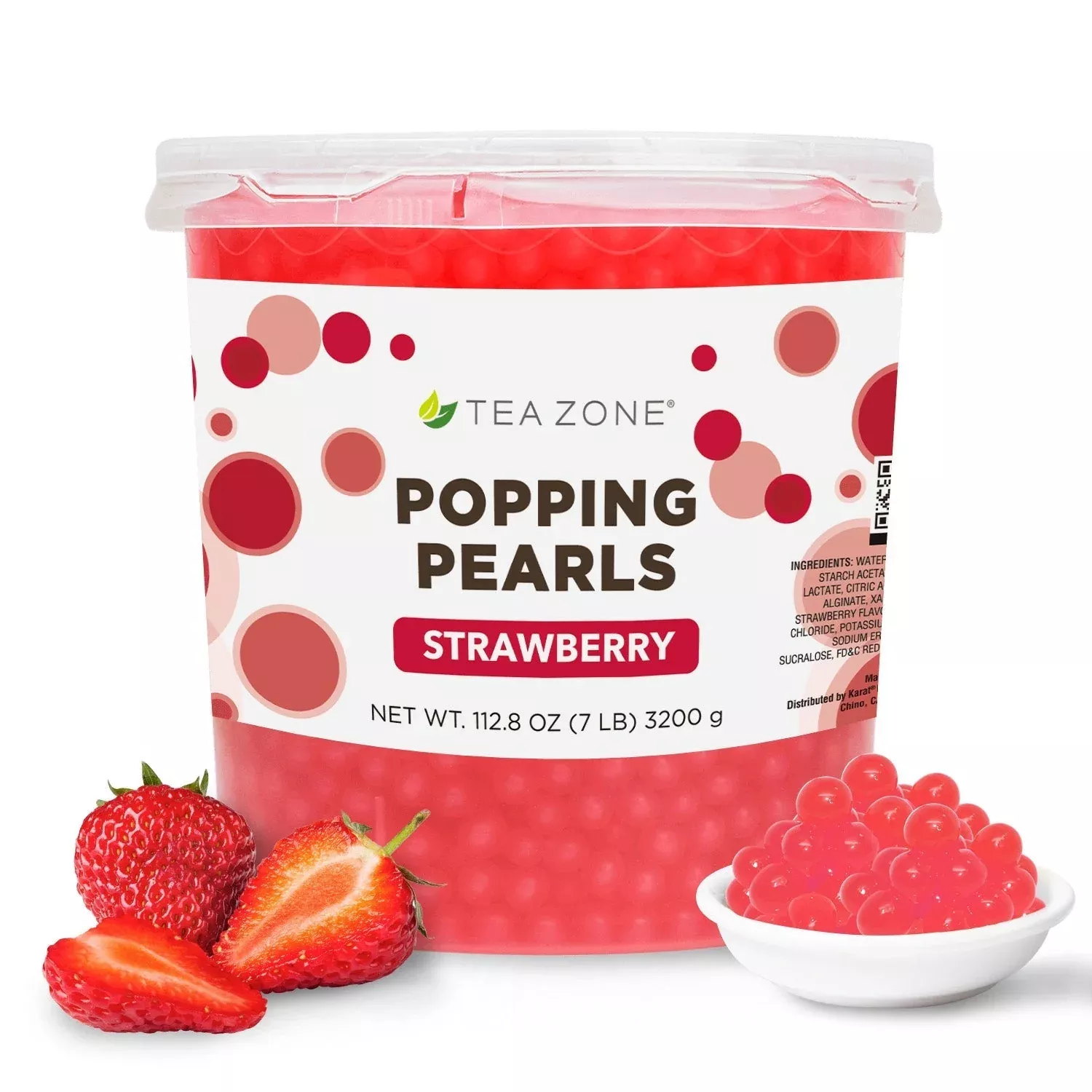 Strawberry POPPING PEARLS™ - 7 lb