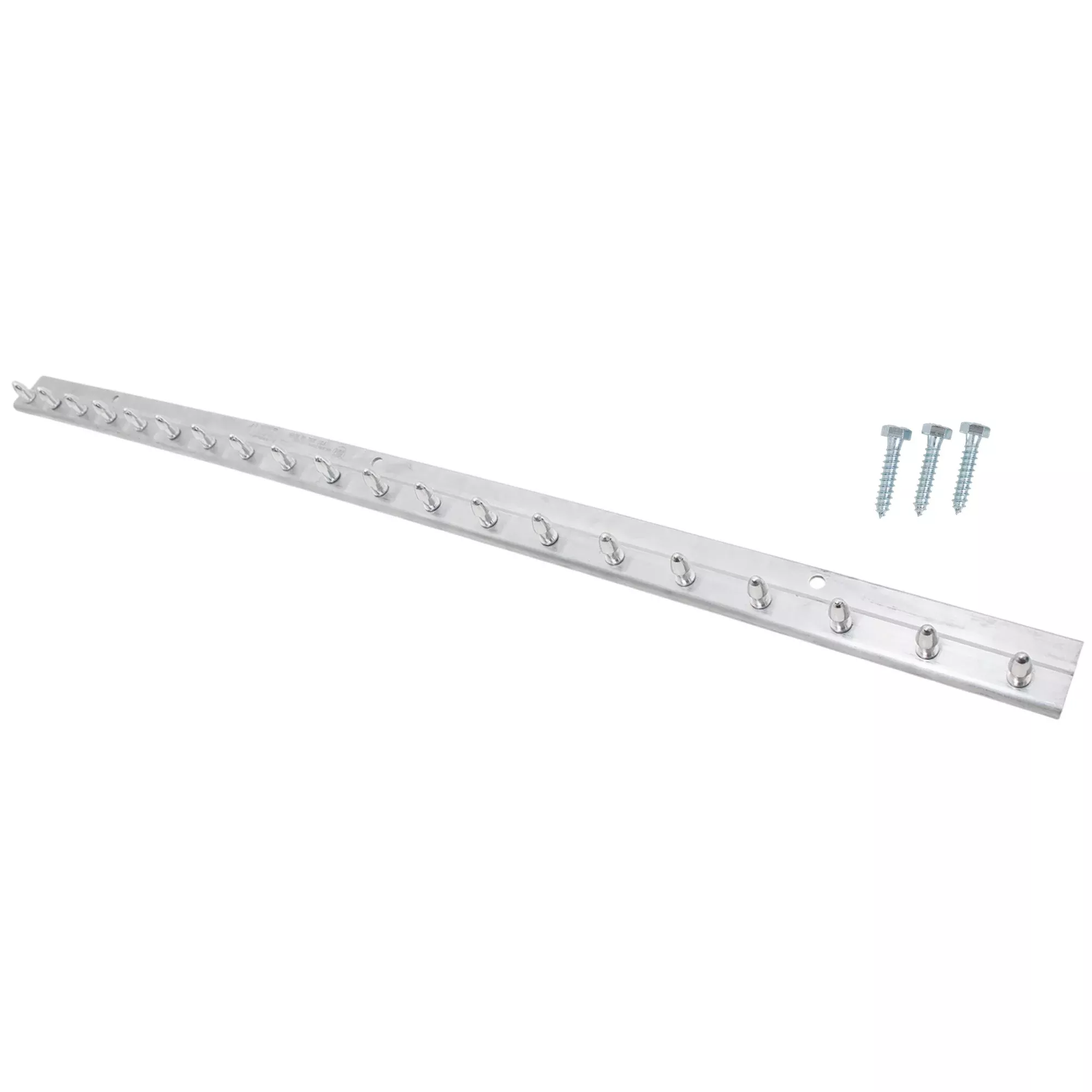 Strip Door Mounting Hardware 40in - MaxBullet Aluminum - Aleco