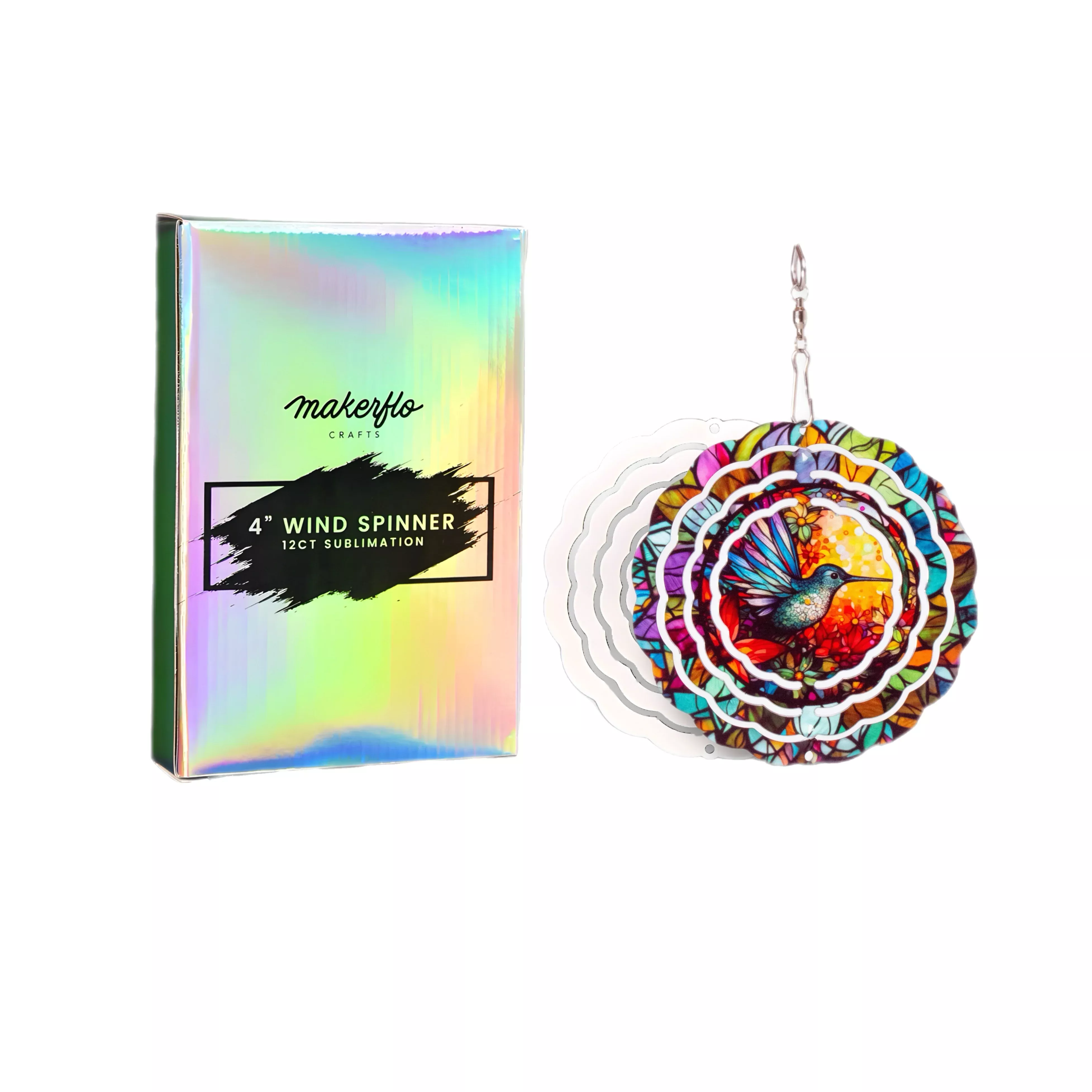 Sublimation Wind Spinner 4 in