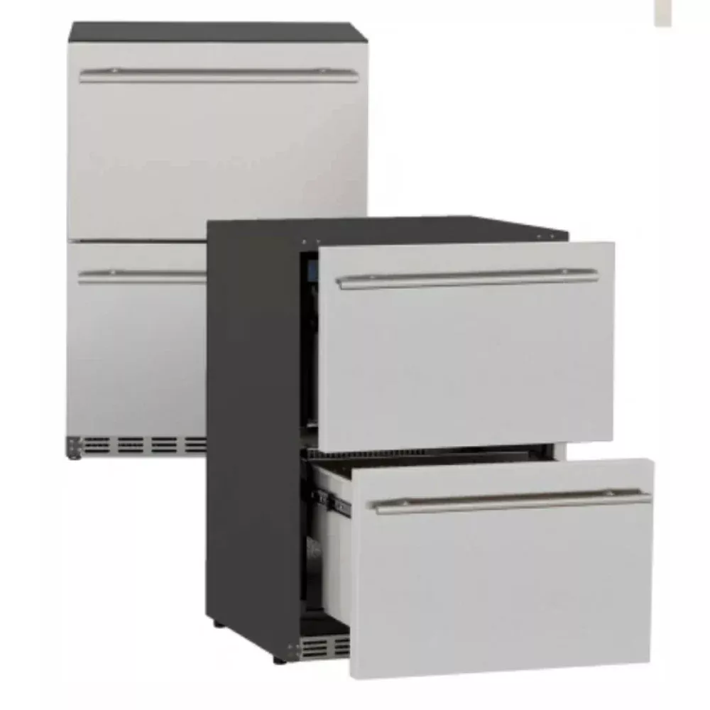 Summerset | 24" 5.3C Deluxe Outdoor Rated 2-Drawer Fridge | RFR-24DR2-A