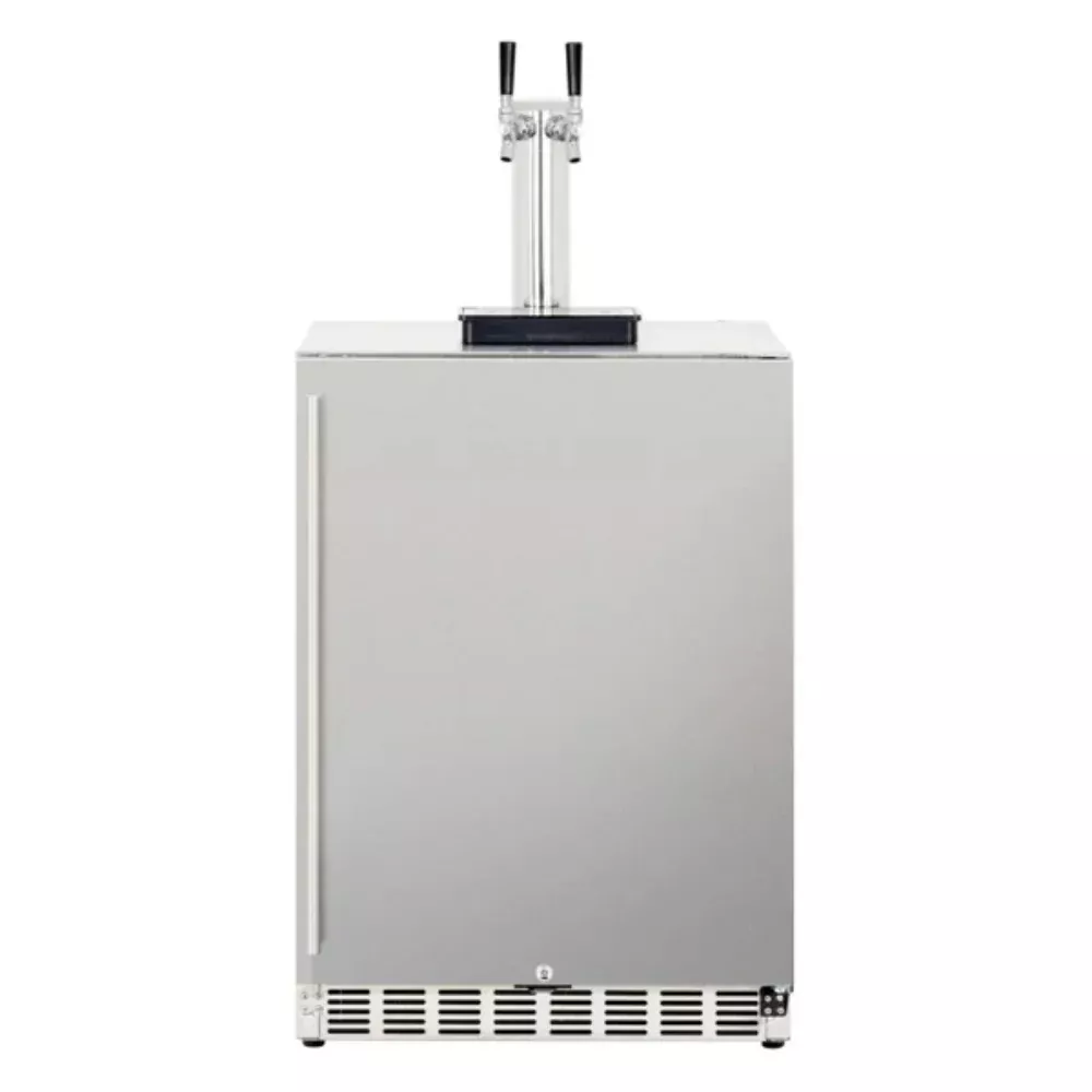 Summerset 6.6c Deluxe Outdoor Rated Double Tap Kegerator - Completed