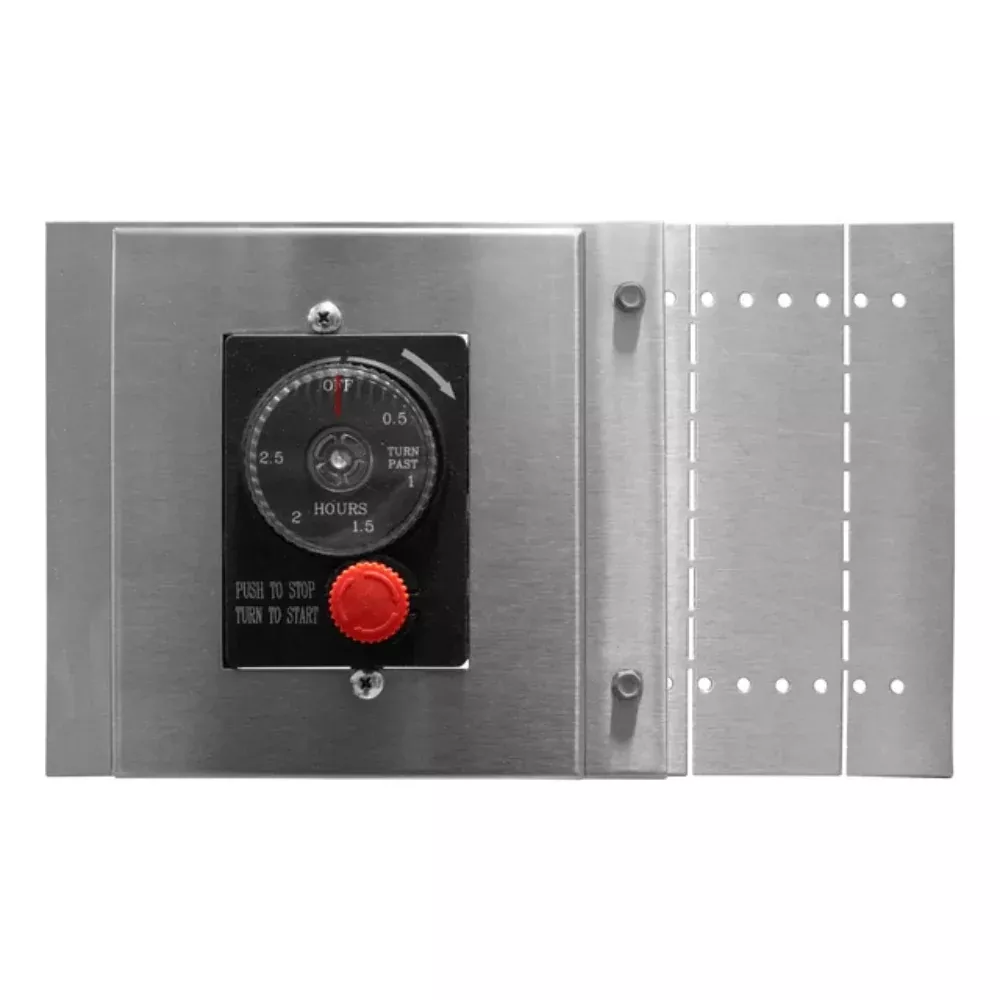 Summerset Control Panel designed for use SRW/Architectural Block/Pavers to house ESTOP1-0H and ESTOP2-5H Timers.