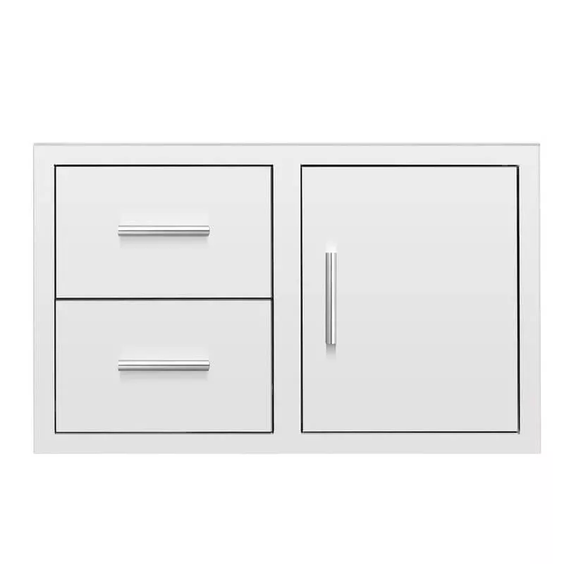 Summerset DC2-36 36-Inch Stainless Steel Access Door & Double Drawer Combo