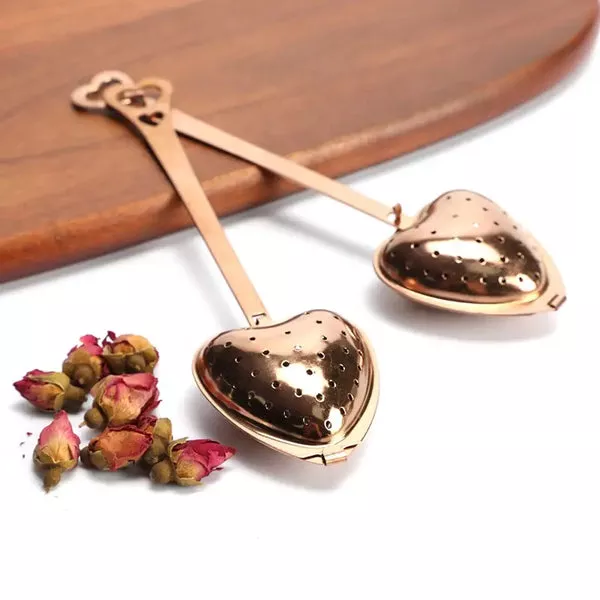 Tea Infuser - Heart Shape with handle (Rainbow)