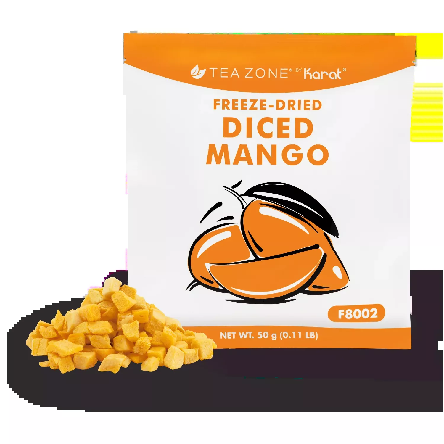Tea Zone Freeze-Dried Mango, Diced - Bag