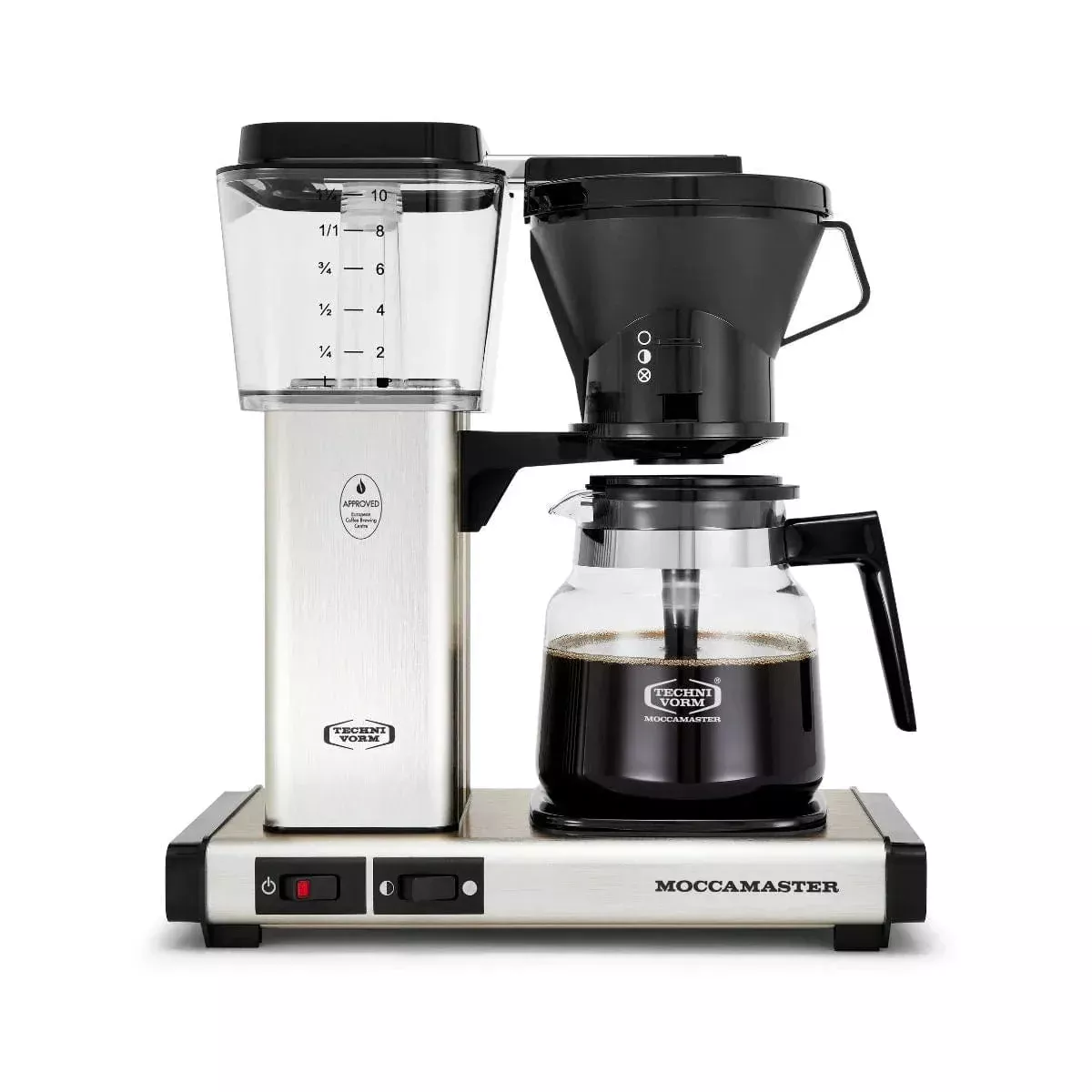 Technivorm Moccamaster KB Glass Carafe Brewer 59691 (Brushed Silver)