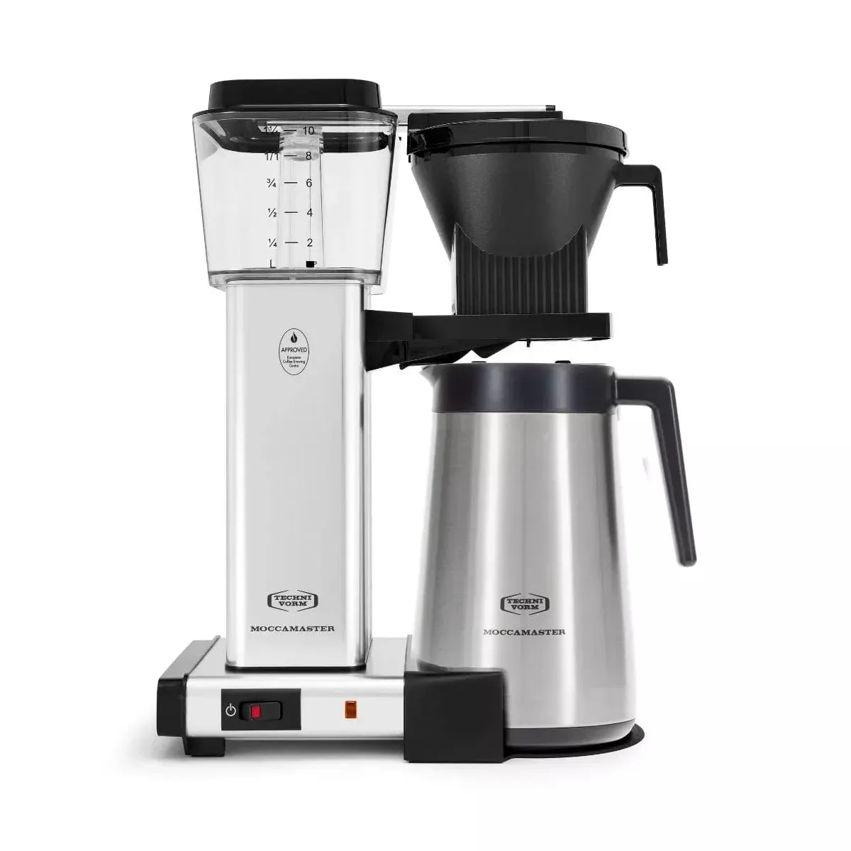 Technivorm Moccamaster KBGT Thermal Carafe Brewer 79312 (Polished Silver)