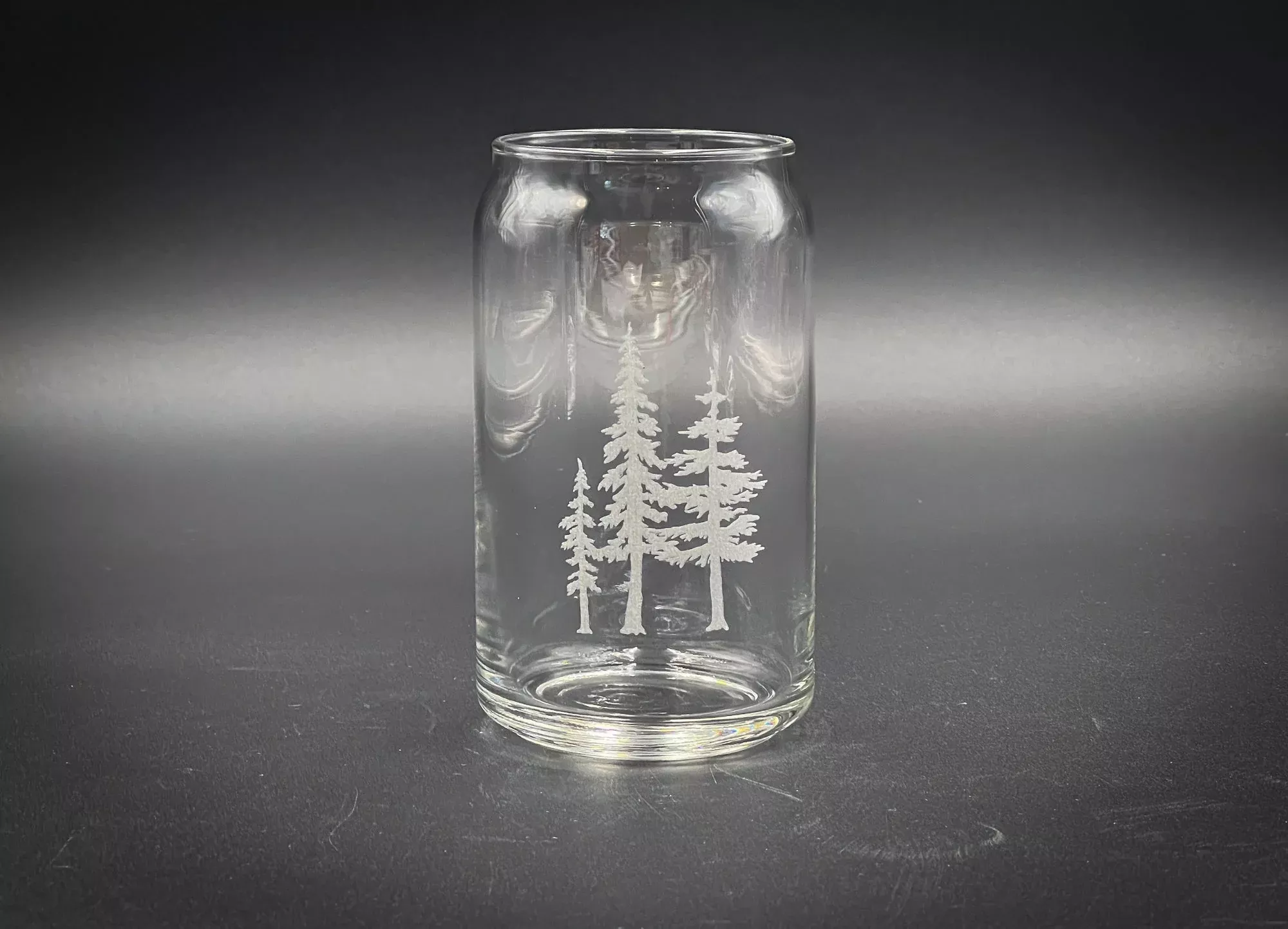 Three Trees Etched Tumbler 16oz