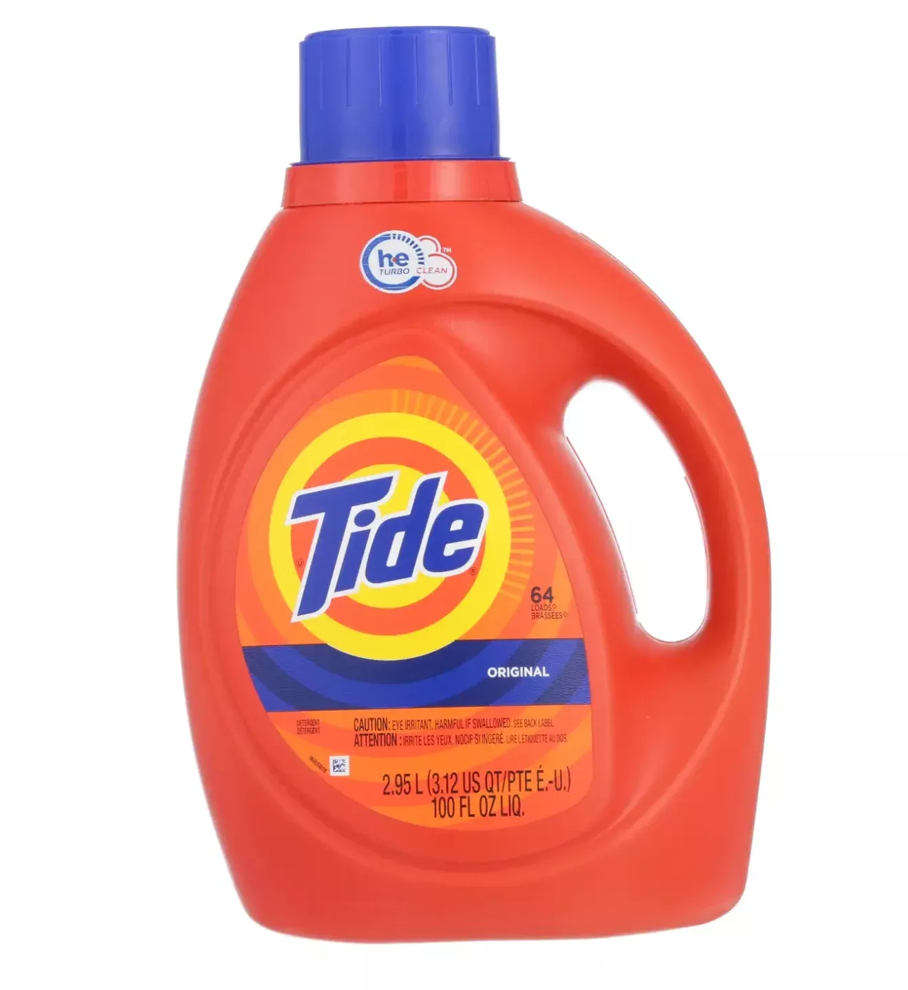 Tide HE Detergent Liquid –Original Scent – 64 Loads – 84oz