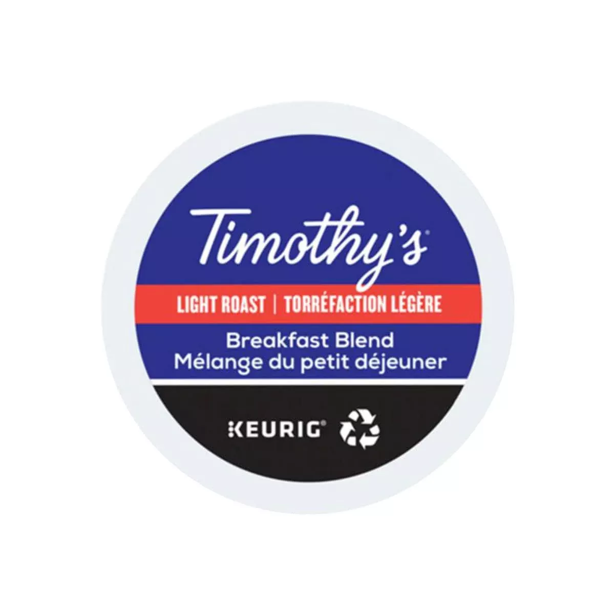 Timothy's Breakfast Blend K-Cup Recyclable Pods (Box of 24)