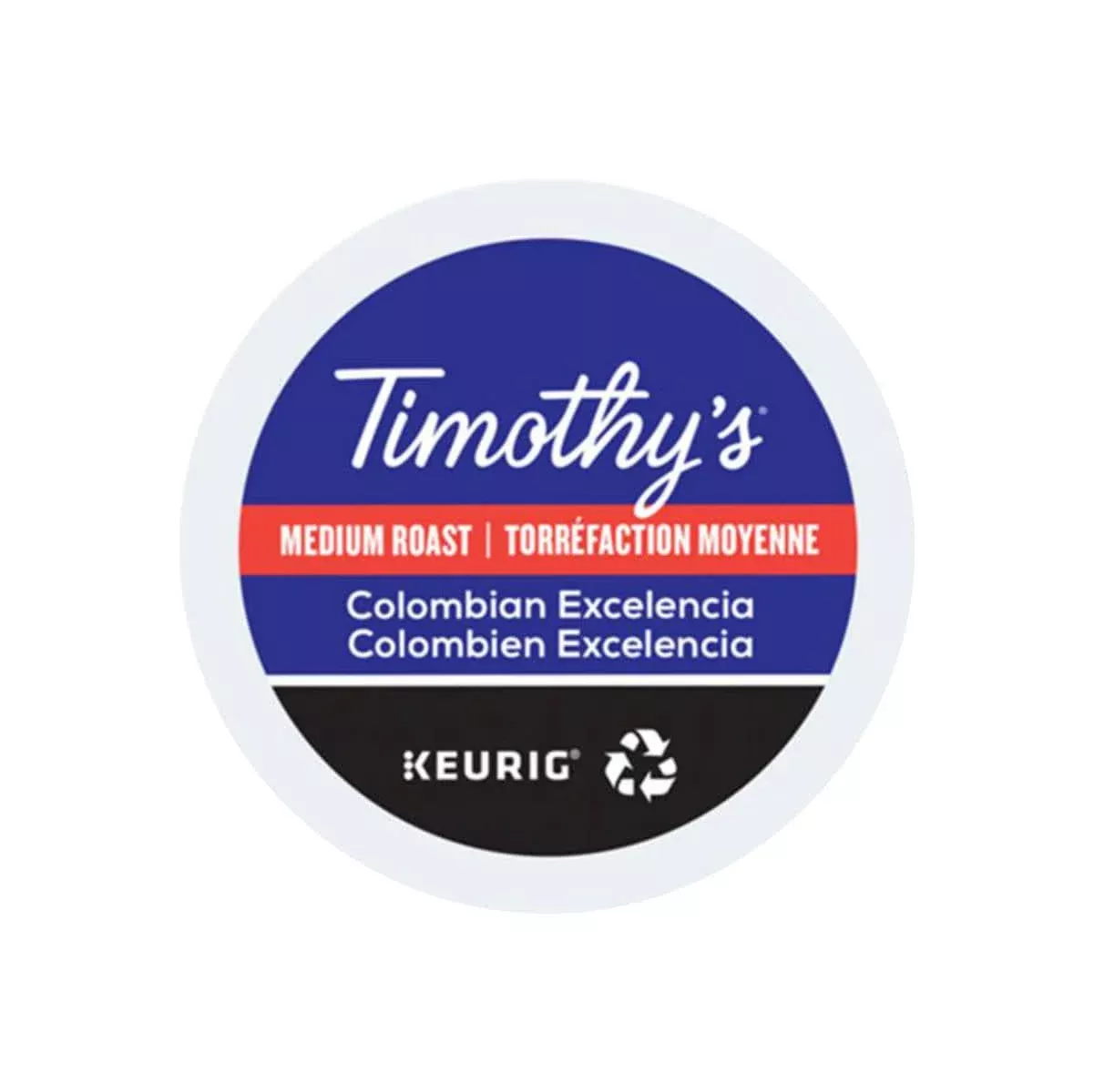 Timothy's Colombian Excelencia K-Cup Recyclable Pods (Box of 24)