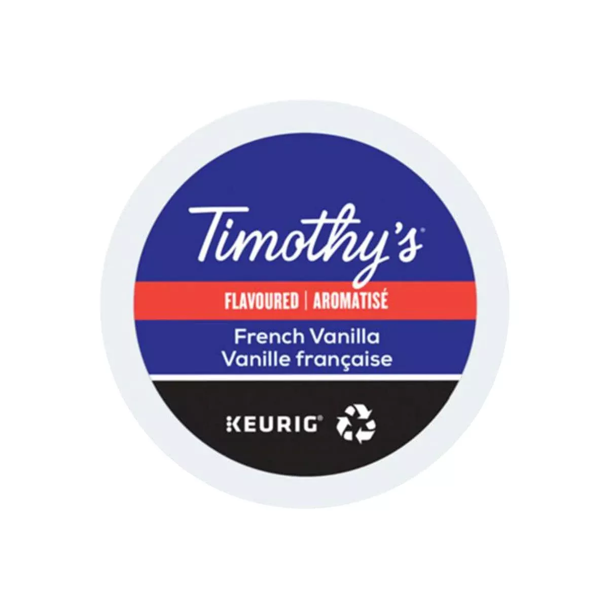 Timothy's French Vanilla K-Cup Recyclable Pods (Box of 24)