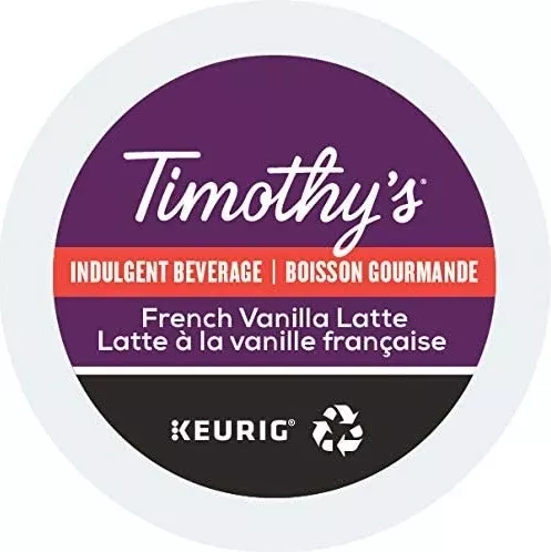 Timothy's - French Vanilla Latte 24 Pack