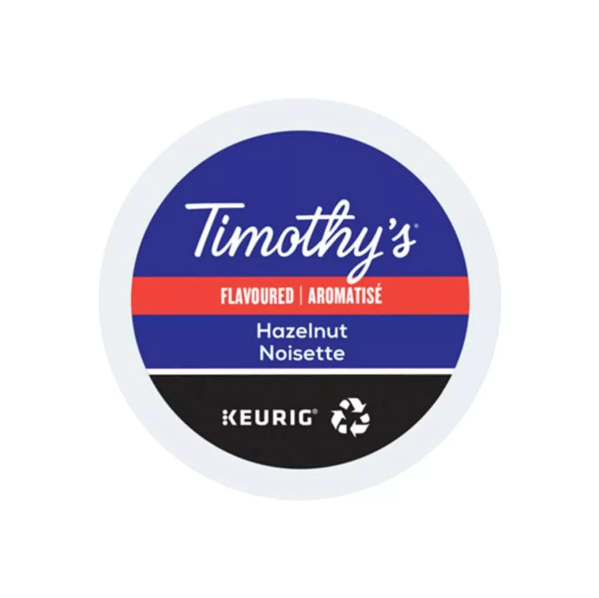 Timothy's Hazelnut K-Cup Recyclable Pods (Case of 96)