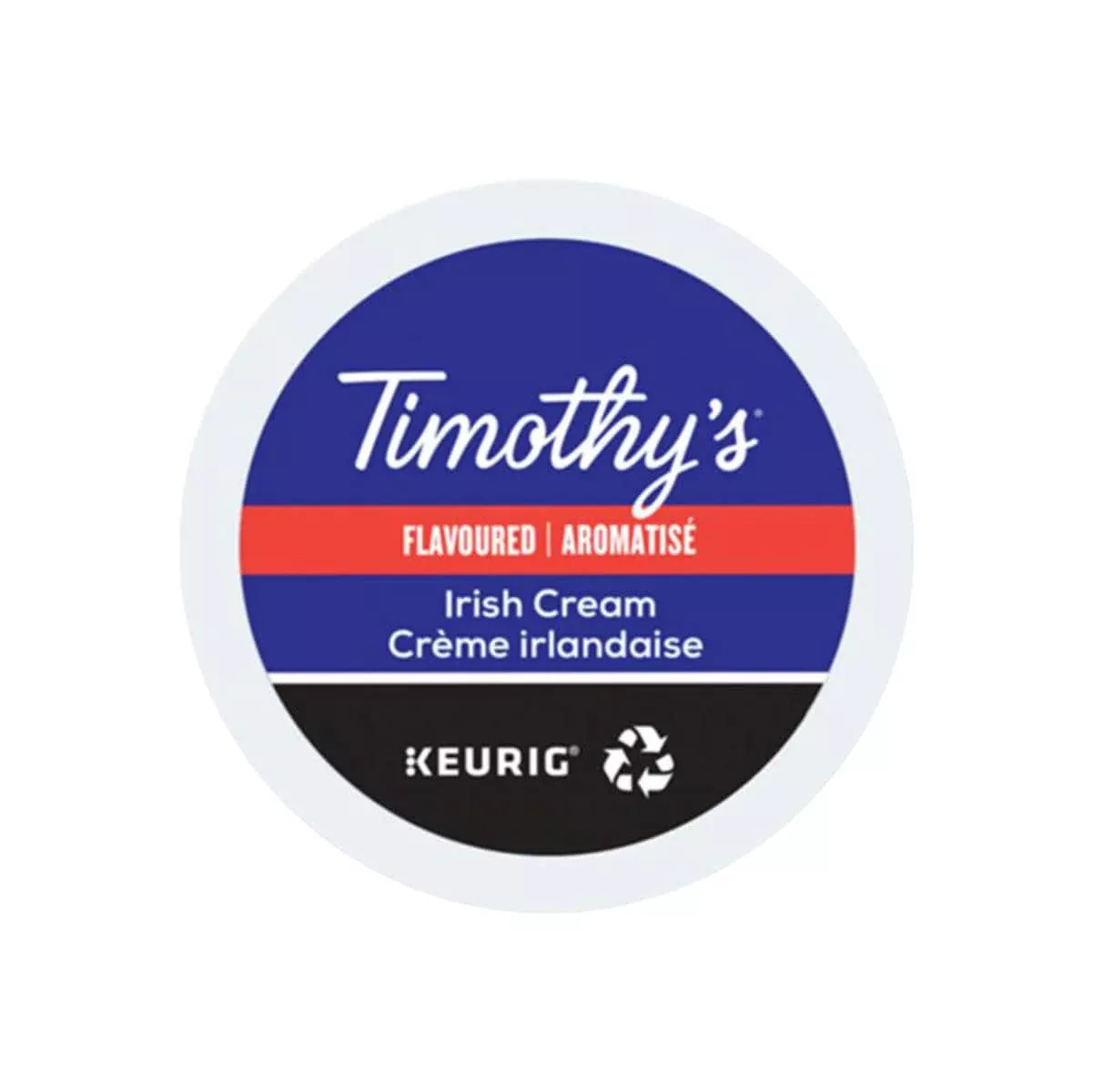 Timothy's Irish Cream K-Cup Recyclable Pods (Box of 24)