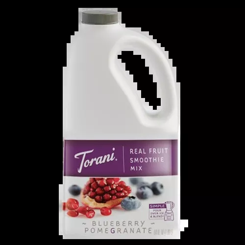 Torani Blueberry Pomegranate Real Fruit Smoothie Mix - Bottle (64oz)