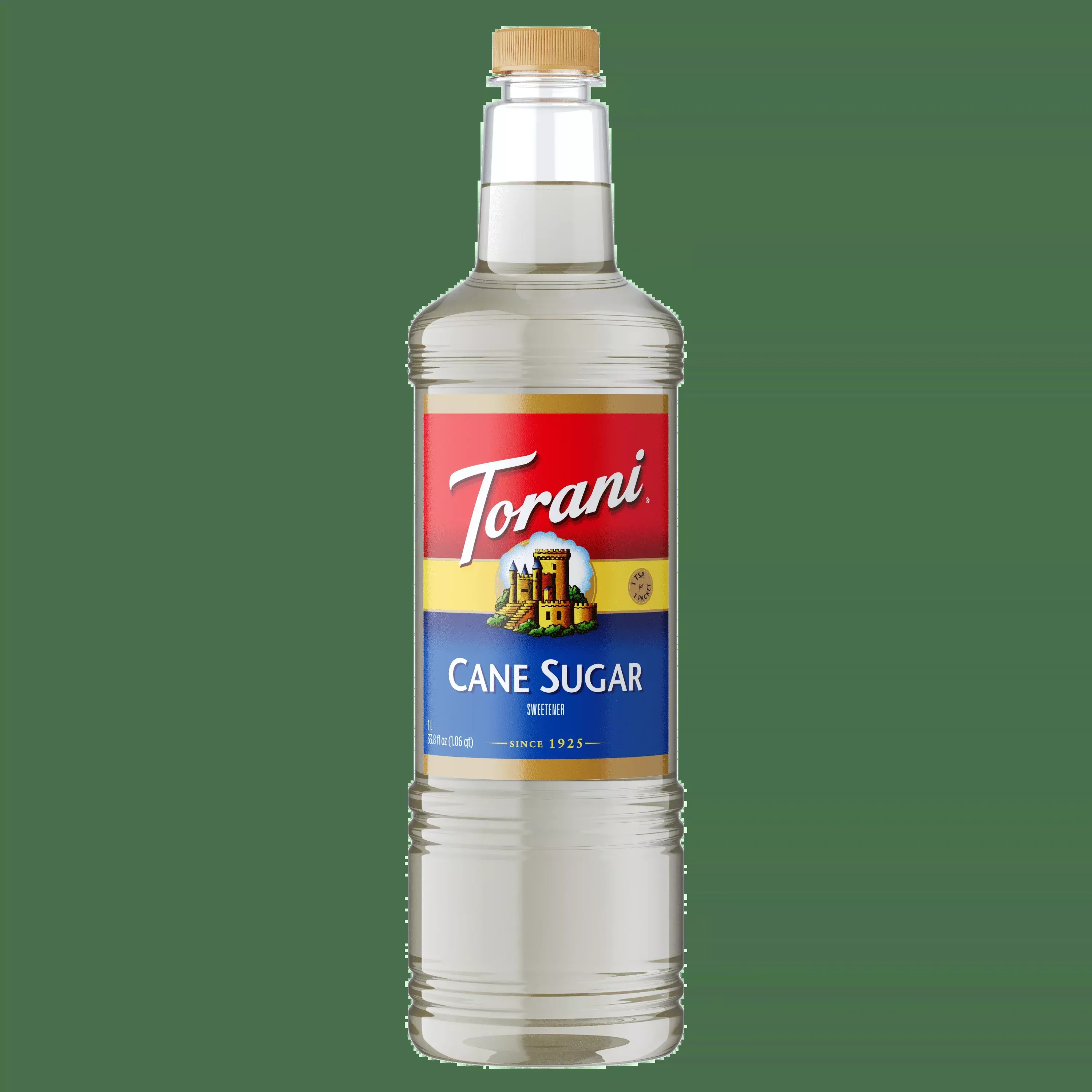 Torani Cane Sugar Sweetener Syrup - Bottle (1 L)