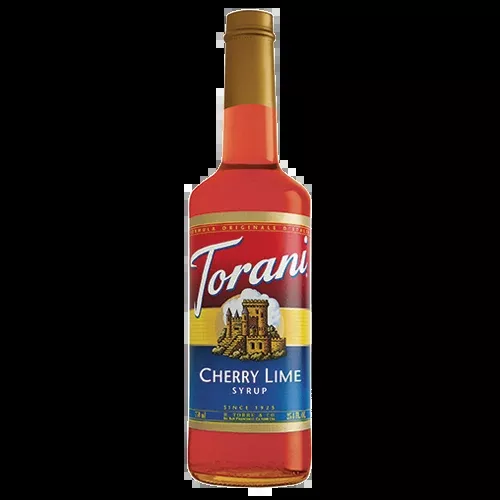 Torani Cherry Lime Syrup - Bottle (750 mL)