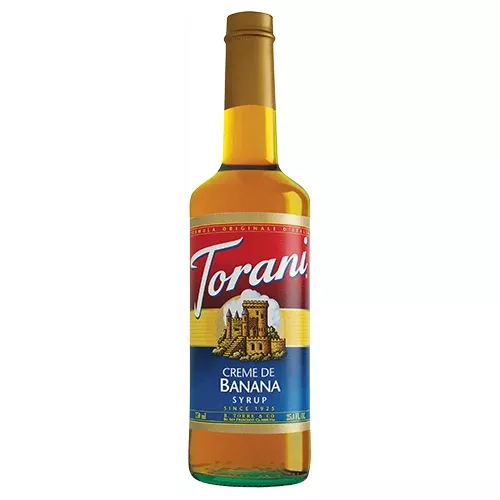 Torani Creme de Banana Syrup - Bottle (750mL)