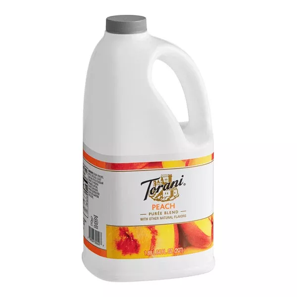 Torani Peach Puree Blend - Bottle (64oz)