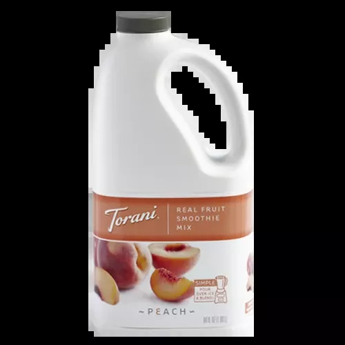 Torani Peach Real Fruit Smoothie Mix - Bottle (64oz)