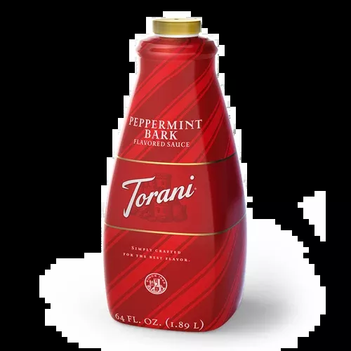 Torani Puremade Peppermint Bark Sauce - Bottle (64oz)
