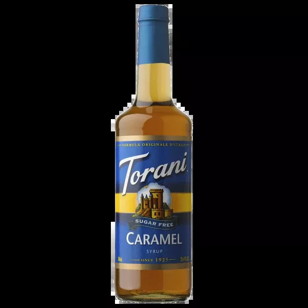 Torani Sugar Free Caramel Syrup - Bottle (750mL)