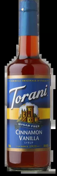Torani Sugar Free Cinnamon Vanilla 750 mL