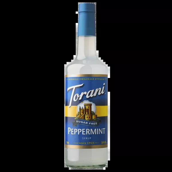 Torani Sugar Free Peppermint Syrup - Bottle (750mL)