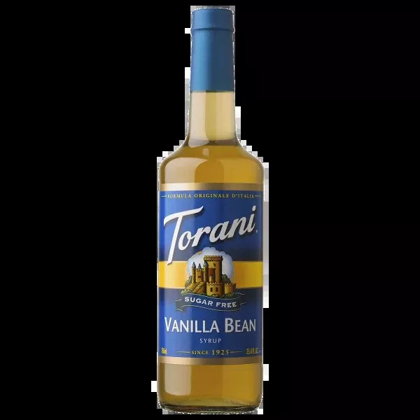 Torani Sugar Free Vanilla Bean Syrup - Bottle (750mL)
