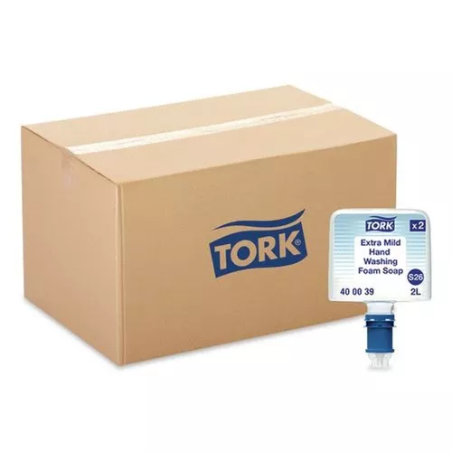 Tork 400039 2 L Mild Foam Soap S26 Refill - Unscented (2/Pack)
