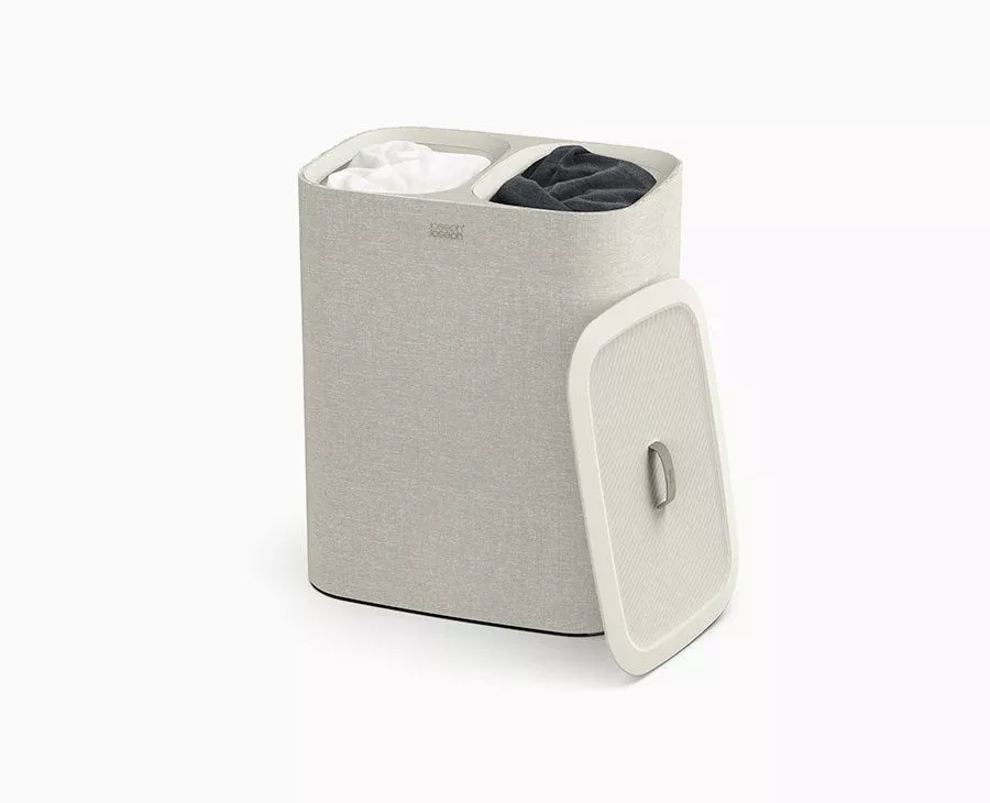 Tota Twin 90L Ecru Laundry Separation Basket