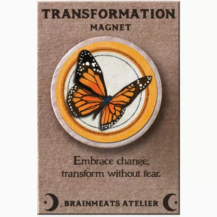 Transformation Magnet - Monarch Butterfly Token for Growth