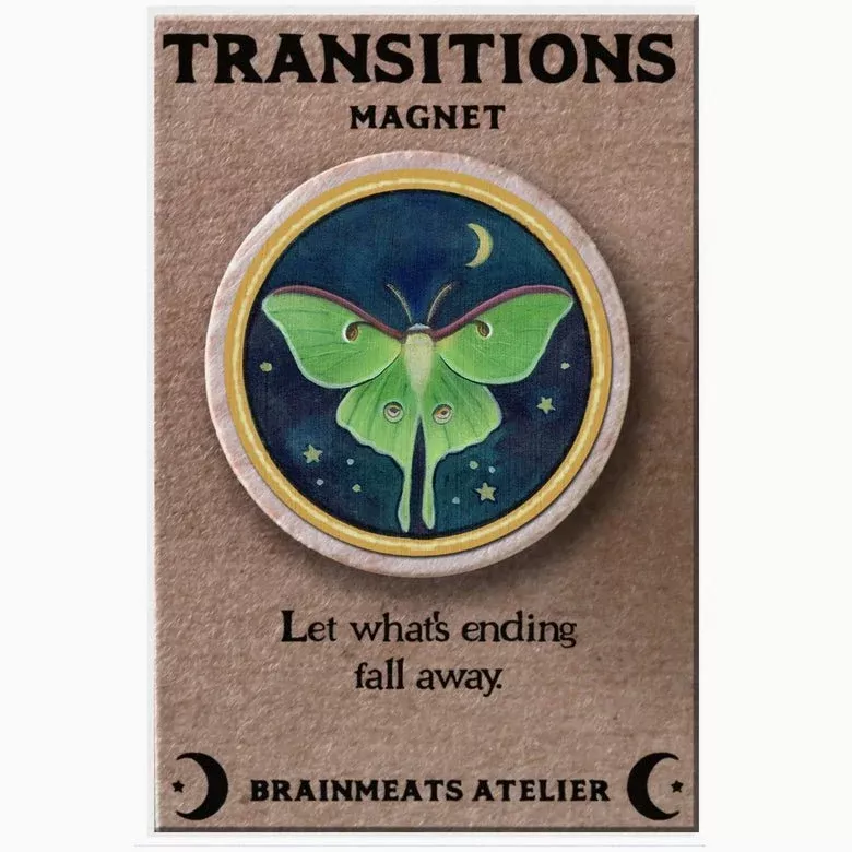 Transitions Magnet - Luna Moth Token for Renewal