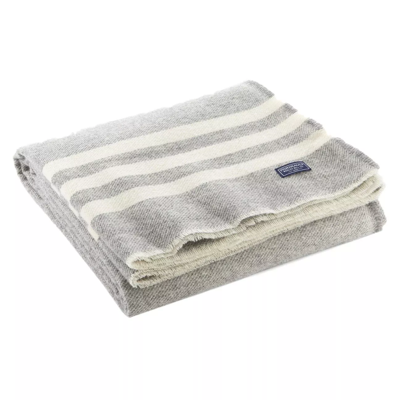 Trapper Striped Wool Throw