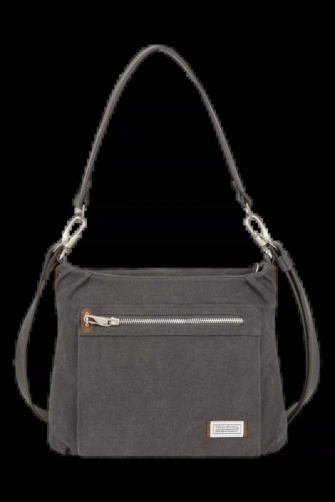 Travelon Anti-Theft Heritage Hobo Bag – Pewter
