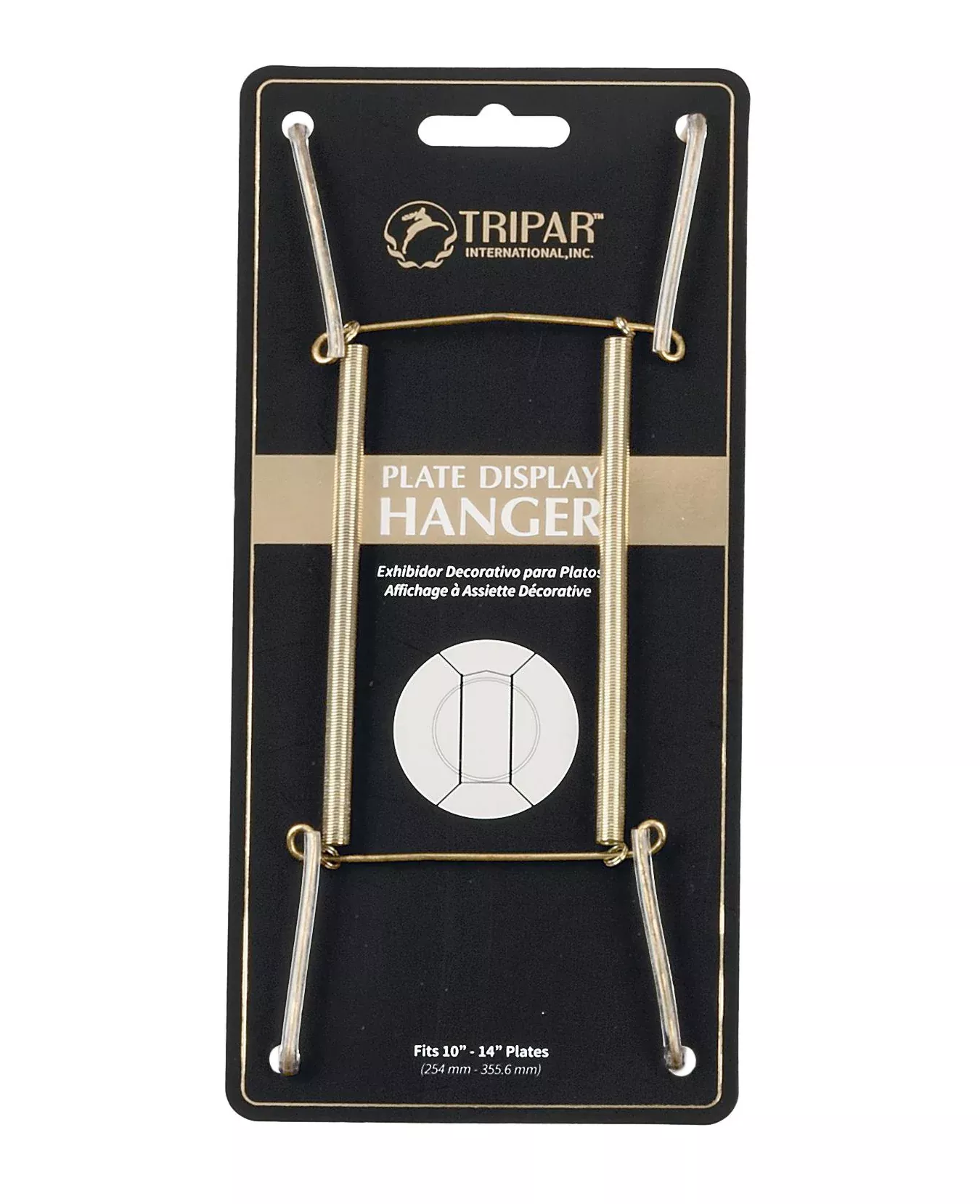 Tripar Brass Wire Plate Display Hanger – 10"-14"